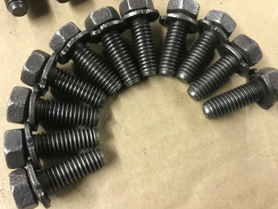 87-93 Ford Mustang Factory Exhaust Header Bolt Set w/ Studs & Nuts V8 302 HO OEM - Image 2 of 4