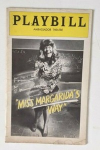 MISS MARGARIDA'S WAY 1977 Opening Night Playbill:  Estelle Parsons, Colin Garrey