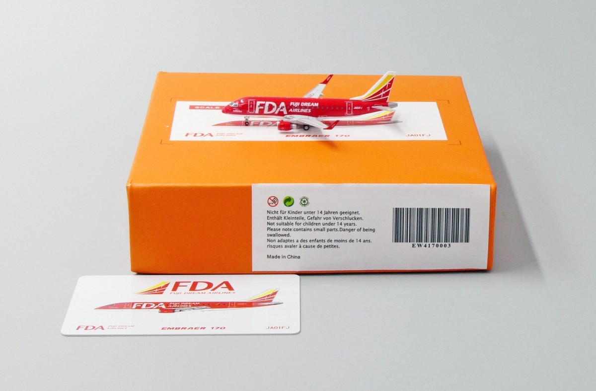JCWINGS EW4170003 1/400 FUJI DREAM AIRLINES EMBRAER 170 JCWINGS EW4170003 1/400 FUJI DREAM AIRLINES EMBRAER 170