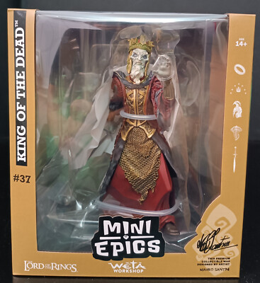 WETA WORKSHOP 2023 MINI EPICS #37 LORD OF THE RINGS LOTR KING OF THE DEAD FIGURE