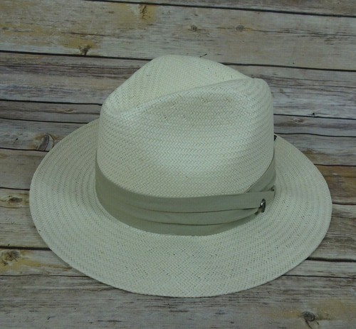 Jaxon Hats Toyo Straw Safari Fedora Hat 