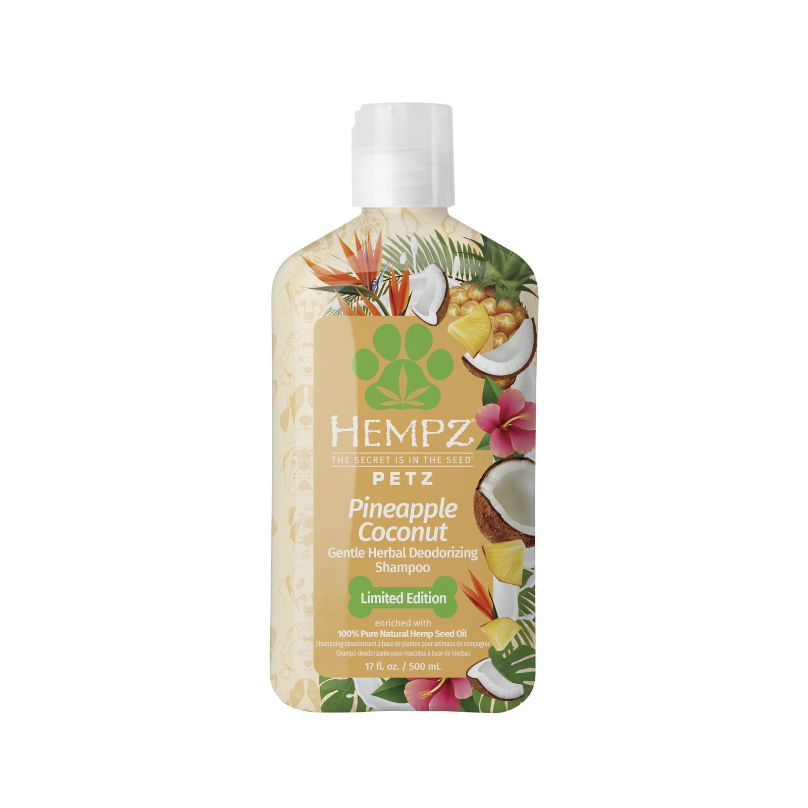 New Pet Shampoo, Deodorizing wash for Smelly Dogs or Cats, Tropical Coconut S...