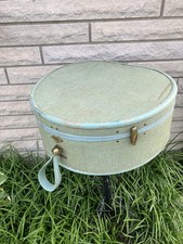 Vintage Samsonite Hat Box / Train Case   Style 4220   Blue Shwayder Bros. Denver