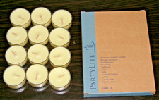 PartyLite One Box (12) LEMON MELON MINT Universal Tealight Candles V04248