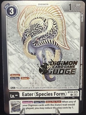 Digimon TCG Eater (Species Form) Judge Pack BT22-079