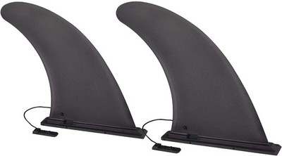9'' Paddle Board Fin Universal, 2PCS Slide-in Center Fin Replacement for Infl...