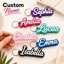 1pc Custom Name Keychain Personalized Name Acrylic Letter Keychain Graduation