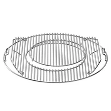 Charkettle Double-Side Hinged Cooking Grate, Gourmet BBQ System Replacement G...