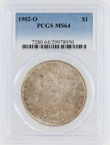 1902-O Morgan Silver Dollar PCGS MS64 S$1 New Orleans Minted No Reserve