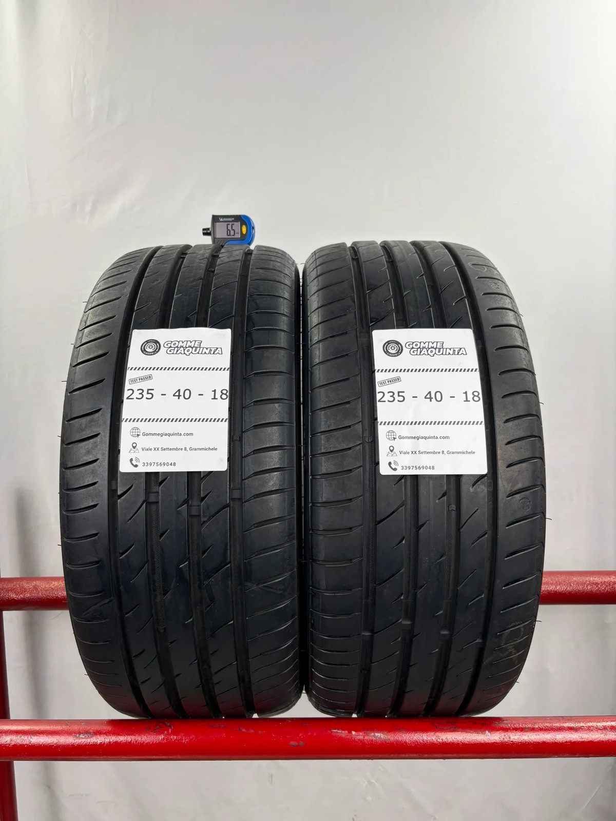 Pneumatici usati 235 40 r18 95y Gomme Estive 2 PZ Good-ride Batt 6,5mm Dot 24