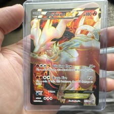 Pokémon Reshiram EX 95/99 Next Destinies Ultra Rare Full Art Holo Basic HP 180