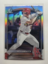 2025 Bowman Chrome 1st Refractor BDC-150 Jack Gurevitch Cardinals