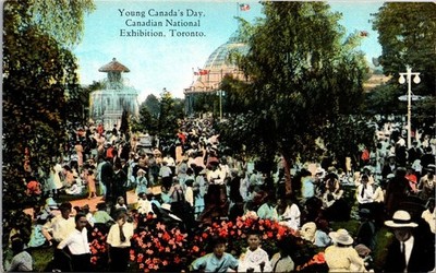 Postcard Canada Toronto Young Canada's Day National Exhibition