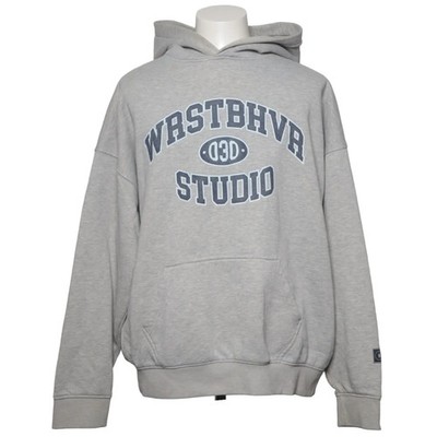 WRSTBHVR Studio, Kapuzenpullover, Größe: XL, model: wrstbhvr studio, Grau #2Ii