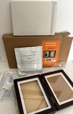 PAWPRINT DESK PHOTO FRAME Pearhead KIT Dog Pet Memorial Plaster Cast Paw Display