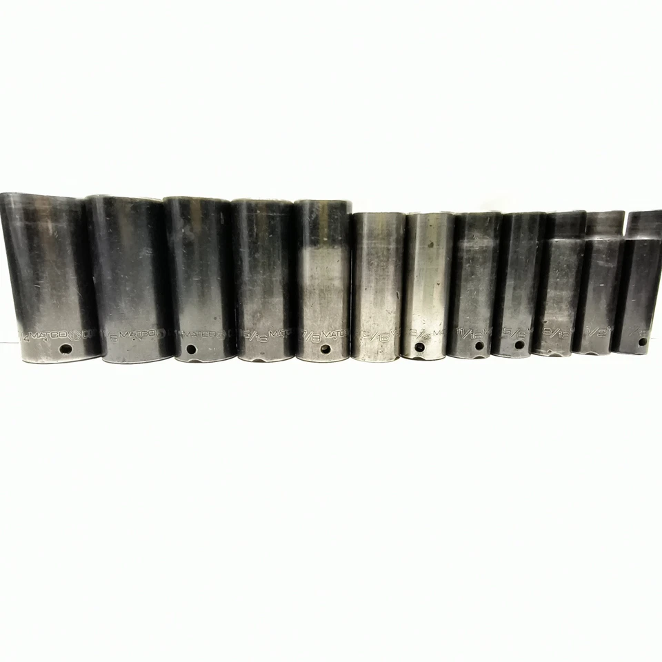 Matco Tools 12-Pc SAE Deep Impact Socket Set 1/2" Dr CDP Series (7/16" - 1-1/4") - Image 2 of 4