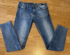 New 7 Seven For All Mankind Girls 14 Denim Blue Jeans Excellent Condition