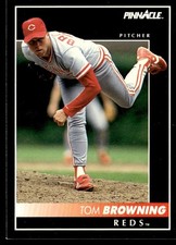 1992 Pinnacle Tom Browning Cincinnati Reds #101