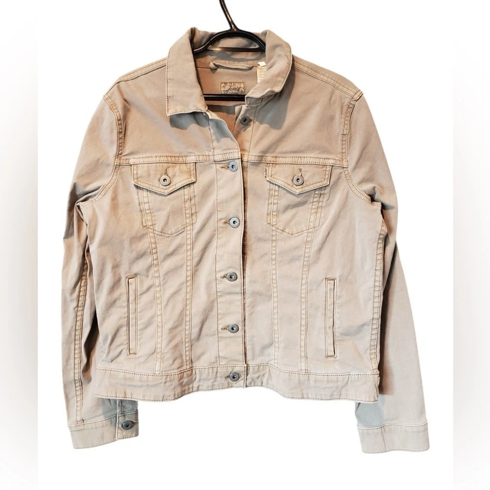 Levi's Womens Beige Jean Jacket xl