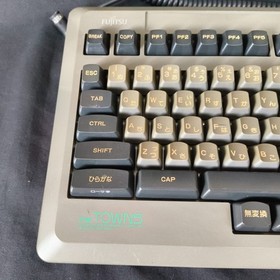 FUJITSU FM Towns /MARTY Original JIS KEYBOARD FMT-KB101A, working, Japan