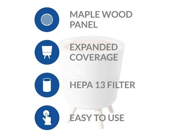 Purificador de aire de pedestal de bidé Bemis Bio - negro Foto 2 de 4