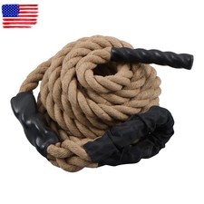 1.5"x25FT Gym Climbing Rope Fitness Strength Training Rope Home Exercise Outdoor