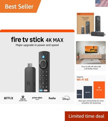 Brand New Streaming Device 4K Max Black