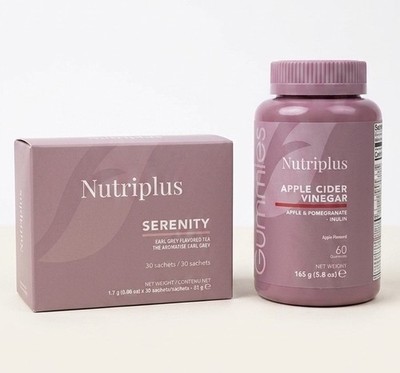 Nutriplus Wellness Set - Apple Cider Vinegar Gummies & Serenity Earl Grey Tea