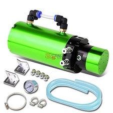 7x2.5 Aluminum Green Turbo Engine Oil Catch Reservior Cantankfuel Gaugecap 7x2.5 Aluminum Green Turbo Engine Oil Catch Reservior Cantankfuel Gaugecap