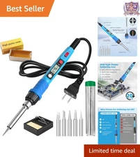 80W Soldering Iron Kit Digital LCD Metal Jewelry Repair Welding Tools