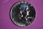 Estate Find 1957 - PROOF Franklin Half Dollar!! #N07865