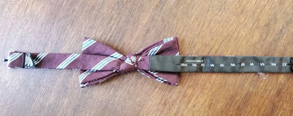 Ryan Seacrest Distinction Hombres Cuello Ropa Pajarita Nuevo con Etiquetas Altavoz Cuadros Foto 2 de 4