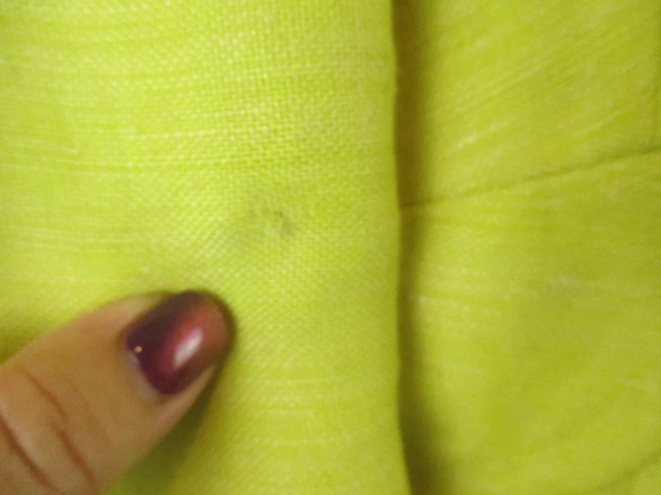 Blazer AKRIS para mujer grande amarillo lino mezcla seda solapa de 3 botones muesca Foto 4 de 4