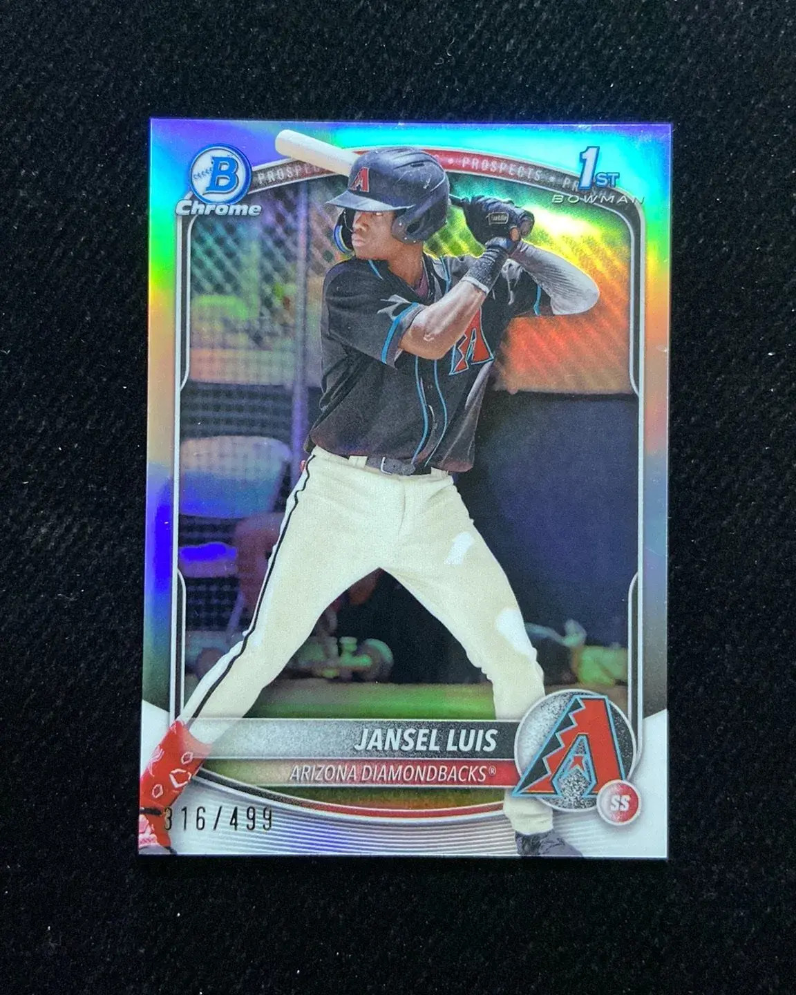 2025 Topps Bowman Chrome Refractor #BCP-84 Jansel Luis 1st 316/499 HD
