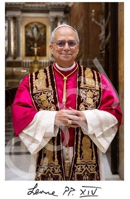 Papst Leo XIV Memorabilia Gebet Foto 7x5 2025 Keep Sake
