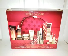 Estee Lauder Blockbuster 12pc Holiday Makeup Skincare Gift Set Glow Warm 2025