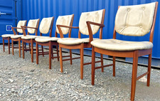 6 Teak Mcintosh Dining Chairs Mid Century Retro Vintage 1970s FREE Delivery🚚🚚
