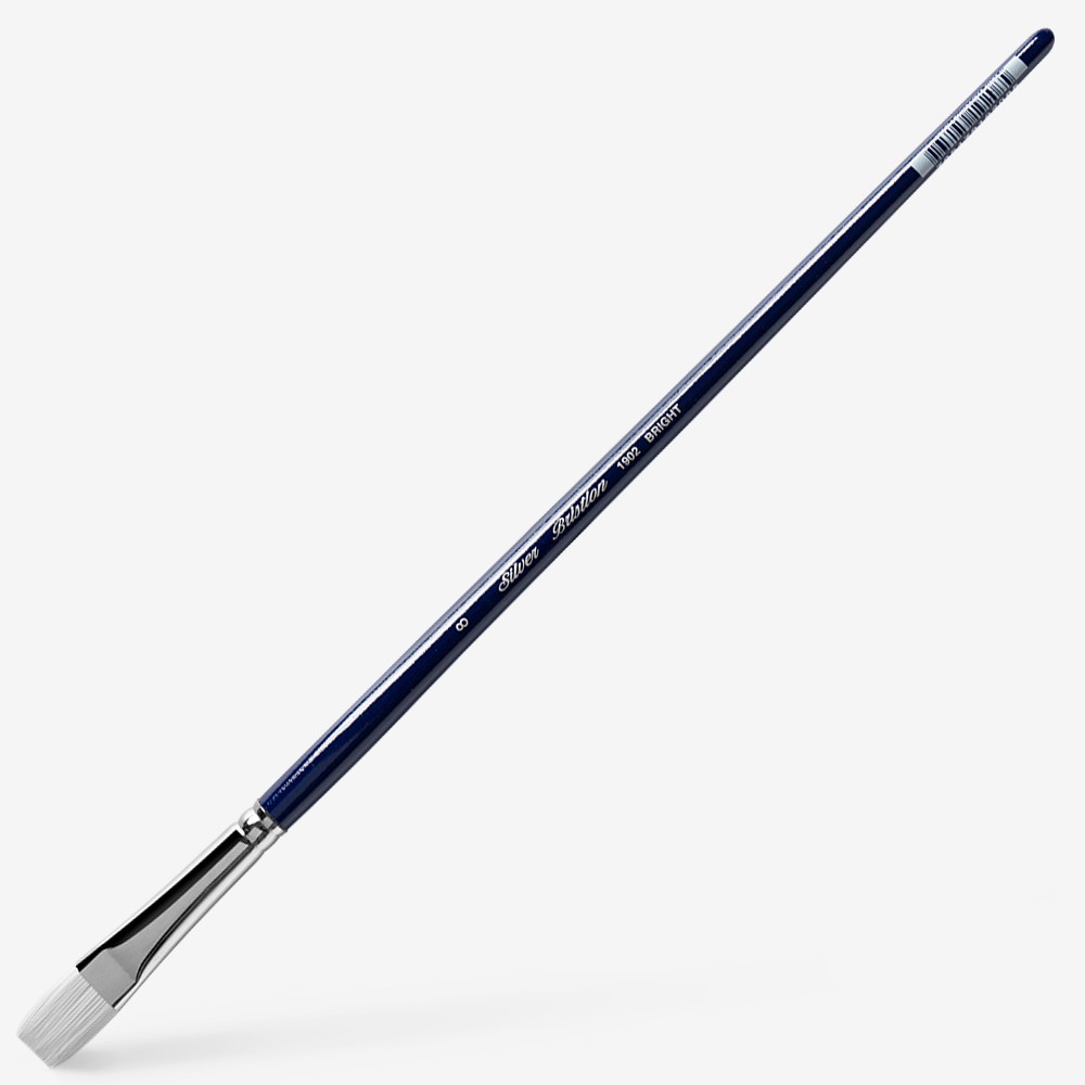 Silver Brush : Bristlon Synthetic Brush : Series 1902 : Bright : Size 8