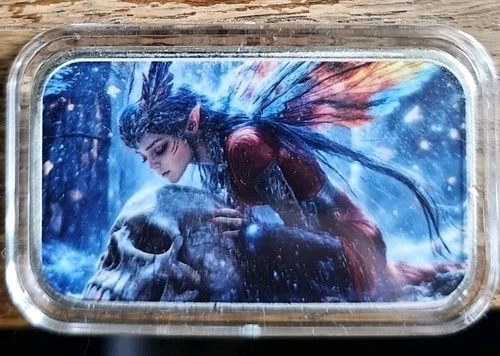 Hayleybug Embrace the fallen  Colorized 1 oz Silver Bar w/ COA mintage 200