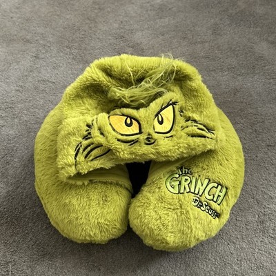 Der Grinch Reisekissen mit Hoodie Kapuze Nackenkissen Dr. Seuss Primark weich
