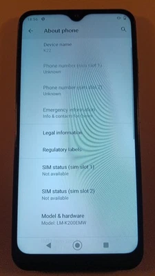 LG K22 (LM-K200EMW) - 2/32GB (Dual SIM, Unlocked) - Bild 1 von 3