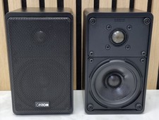 Canton Plus S Coppia Altoparlanti da Scaffale Nero Casse HiFi 2 Vie 70W Vintage