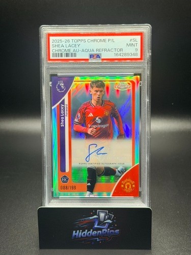 Shea Lacey [Refractor] #CA-SL 2026 Topps Chrome Premier League Autograph card