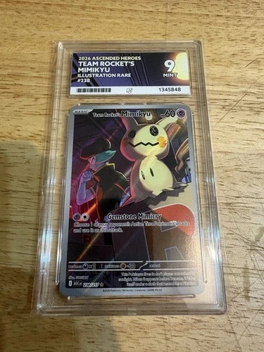 Nintendo Team Rocket's Mimikyu 238/217 Ascended Heroes IR Holo ACE 9