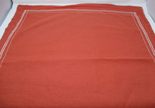 Tommy Bahama Coral Orange Euro Pillow Sham White Trim NEW