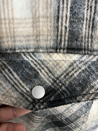 BLANKNYC Size M Plaid Shacket in Checked Out Snap Button Fall Women's Jacket New - Picture 7 of 8