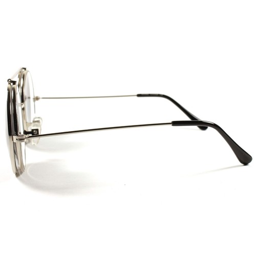 Stylish Hot Vintage Retro Django Urban Mens Womens Flip Up Round Sunglasses - Picture 3 of 5