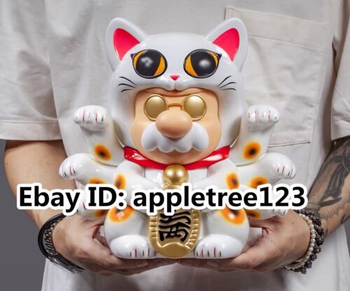ZCWO SUP.PRO ESNTL Endless Manekineko figura in vinile PVC bianco modello H27CM (10,6 pollici) - Foto 6 di 6