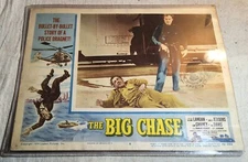 VINTAGE 1954 MOVIE LOBBY CARD POSTER - THE BIG CHASE LIPPERT PICTURES LON CHANEY