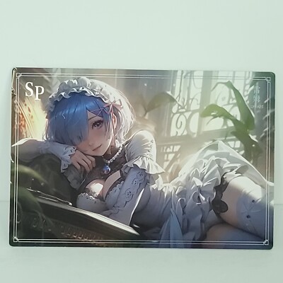 Rem RE:Zero Camilii Waifu Card Phantom 2nd Edition 8'' x 5.5'' Print Sp-0025 A5